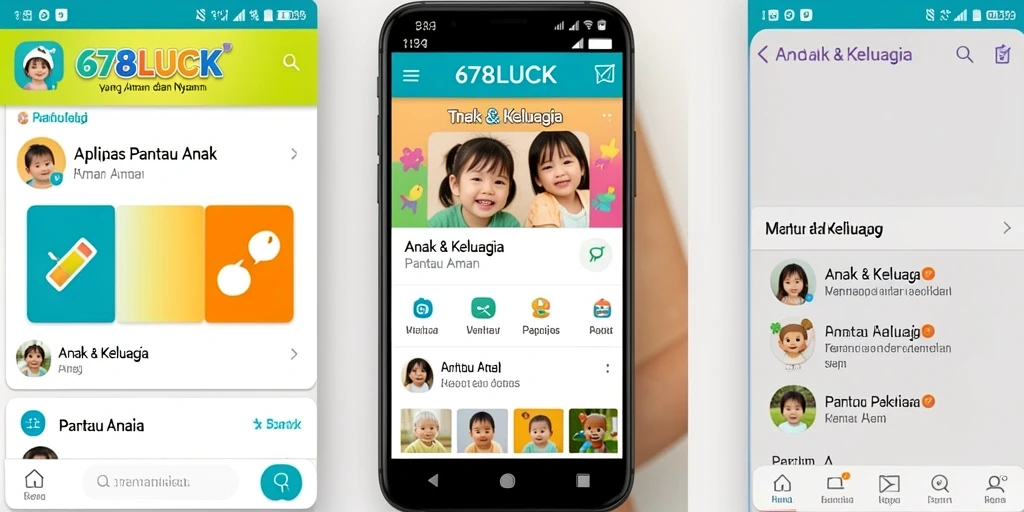Antarmuka 678LUCK memudahkan pemantauan aktivitas anak.