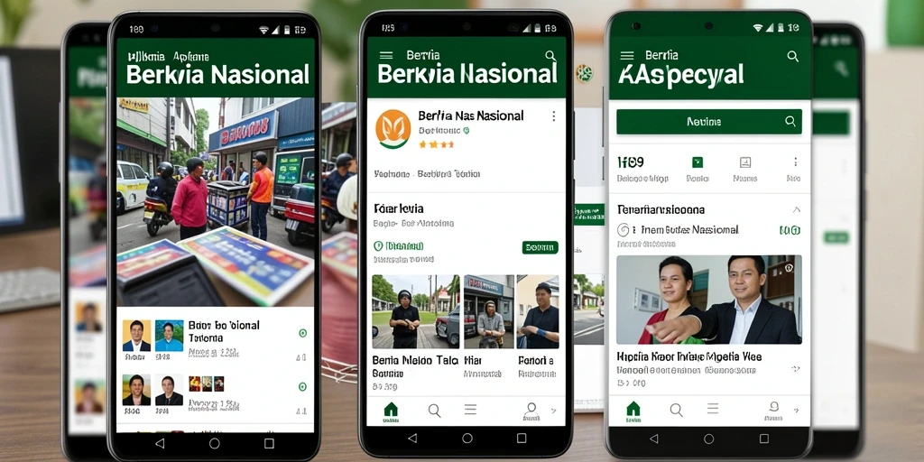 Antarmuka H89 yang sederhana dan informatif untuk berita nasional.