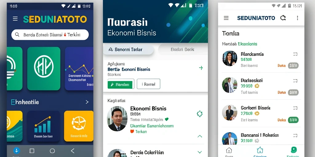 Antarmuka SEDUNIATOTO yang modern dan informatif.