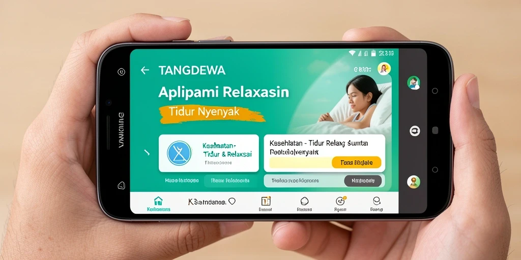 Tampilan antarmuka TANGANDEWA yang menenangkan dan mudah diakses.