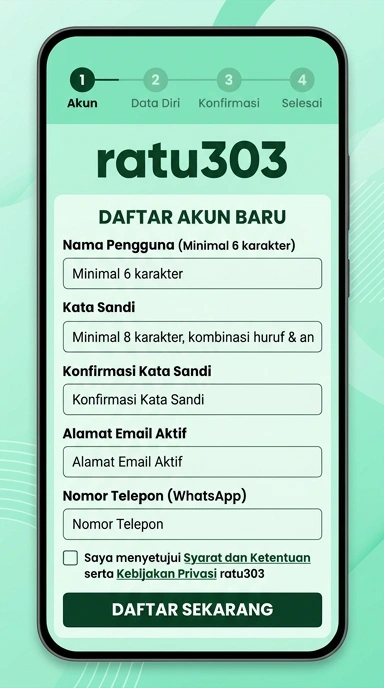 Registrasi Akun Ratu303 untuk Pengguna Android